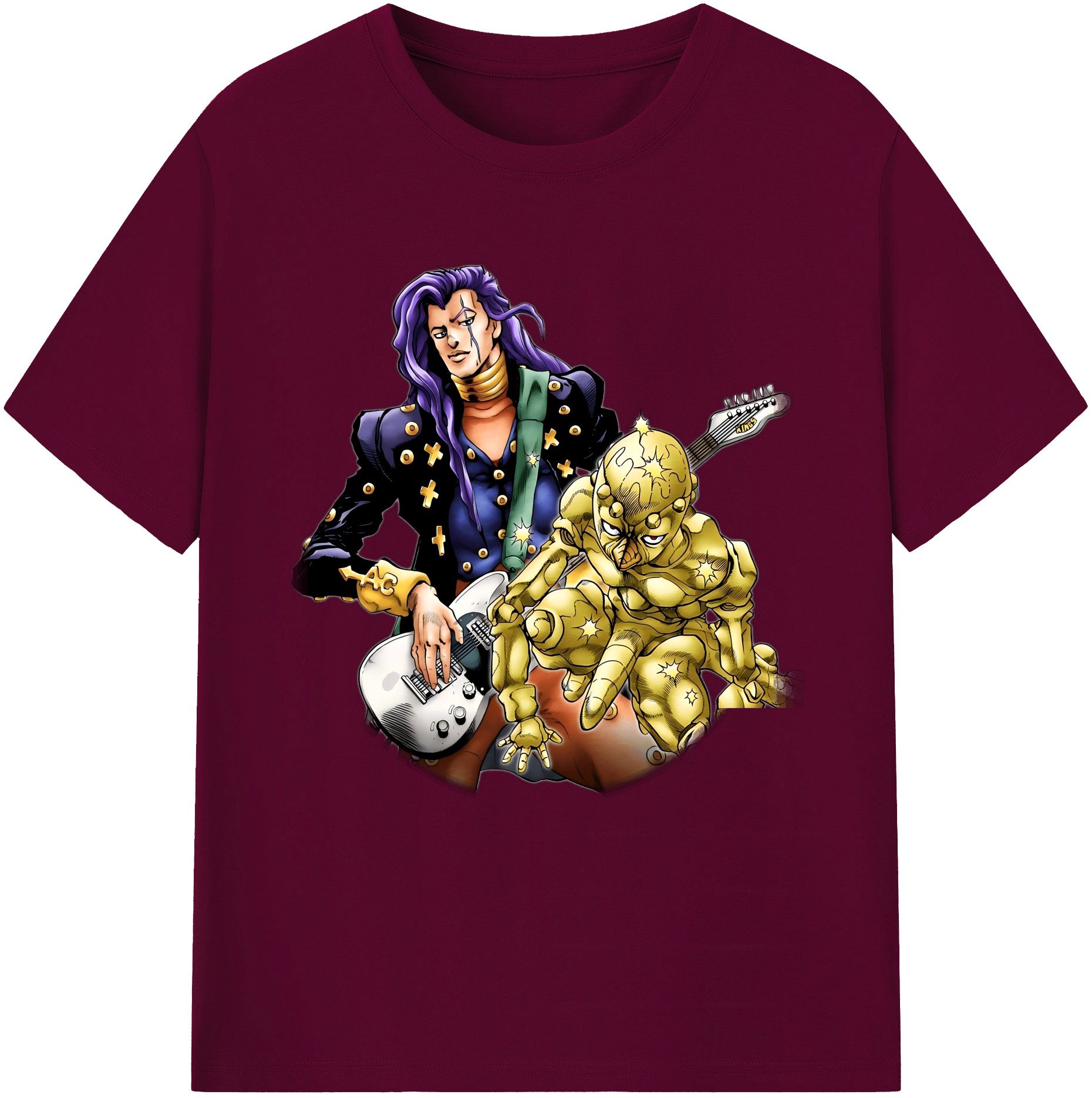 （画像用） ジョジョの奇妙な冒険 おといし あきら JoJo's Bizarre Adventure Akira Otoishi レディースカジュアルプリントTシャツ（綿100％）